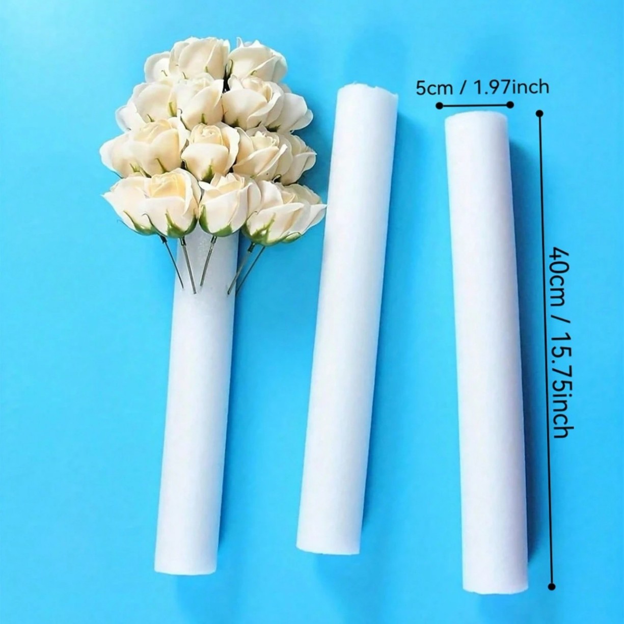 40*5cm; blanco
