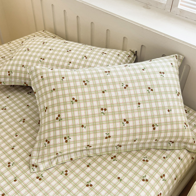 Funda de almohada de algodón de celebridades de Internet Un par de fundas de almohada de algodón 48x74cm Juego completo de fundas de almohada para un solo hogar Funda interior para mujer
