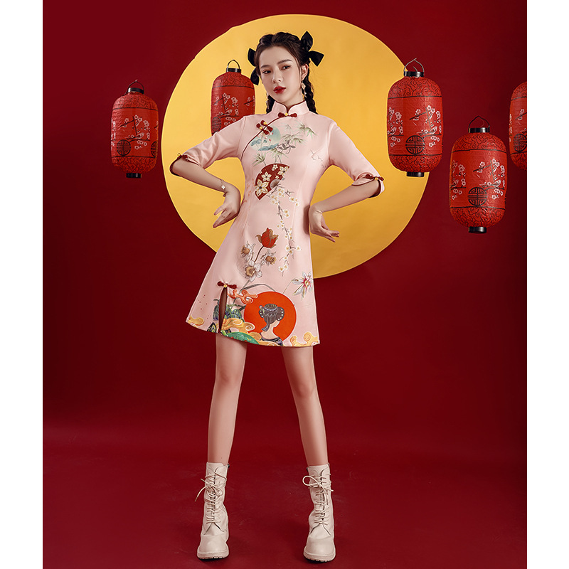 open lace back dress Amazon.com: AAPAH Chinese Style Robe Evening Dresses Orientale Modern Qipao  Women China Clothes Cheongsam Cloak s1 XS: Clothing, Shoes & Jewelry