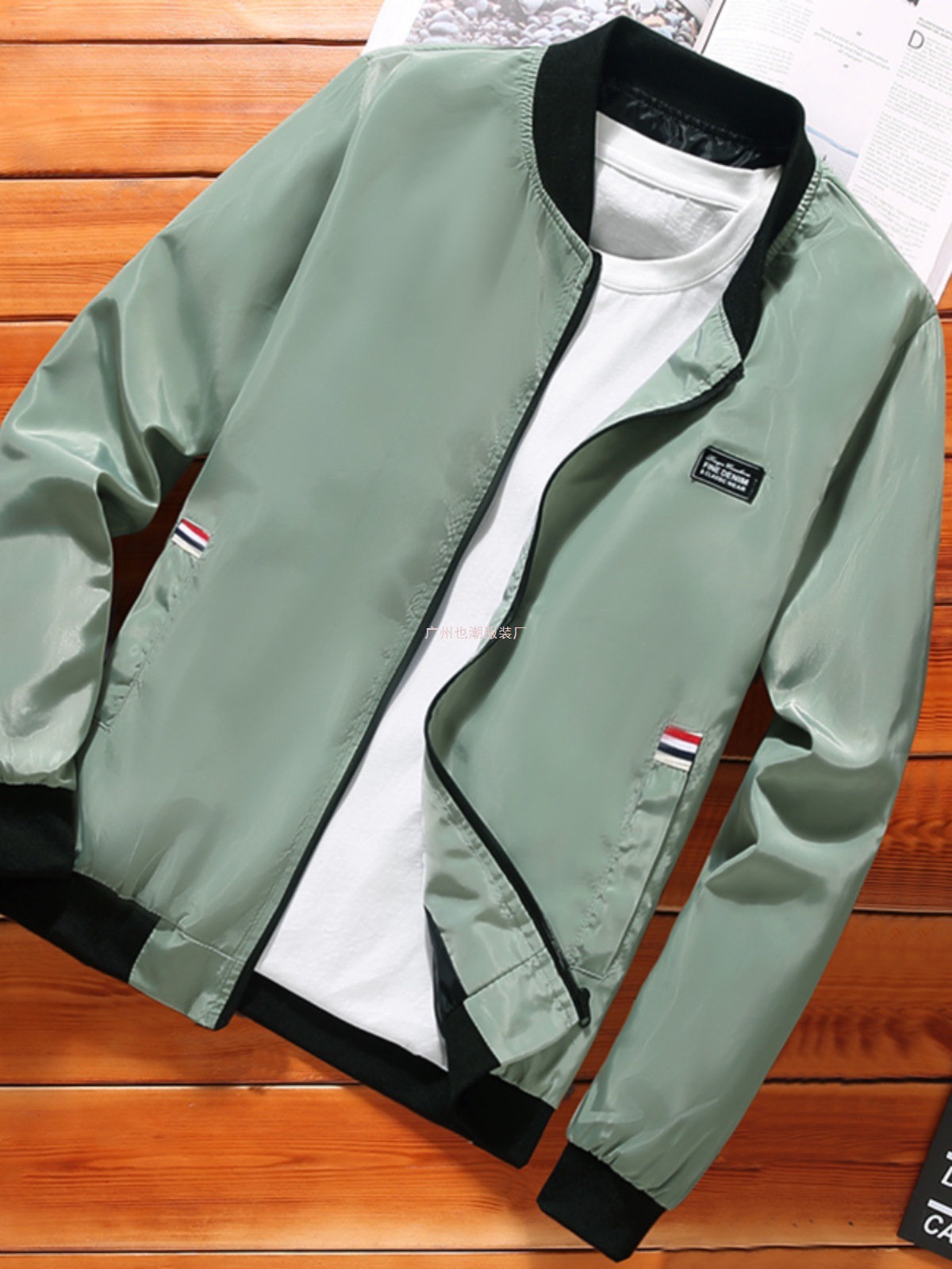 男士休闲外套夹克2025春秋季新款立领高端潮流棒球服短款风衣男装