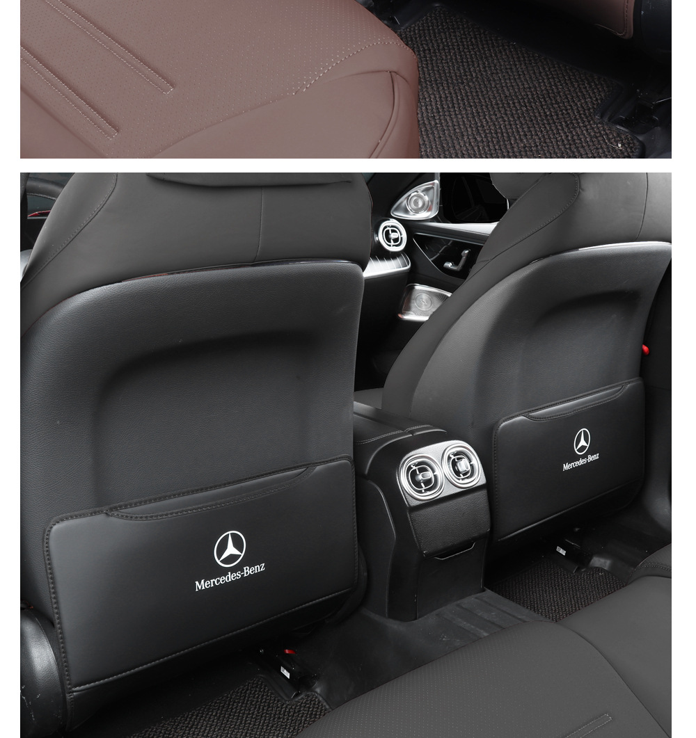Suitable for 24-25 Models of Mercedes-Benz New E-Class Seat Anti-Kick Pads E300L Rear Seat Anti-Trampling E260 Full Surround Seat Back Protector