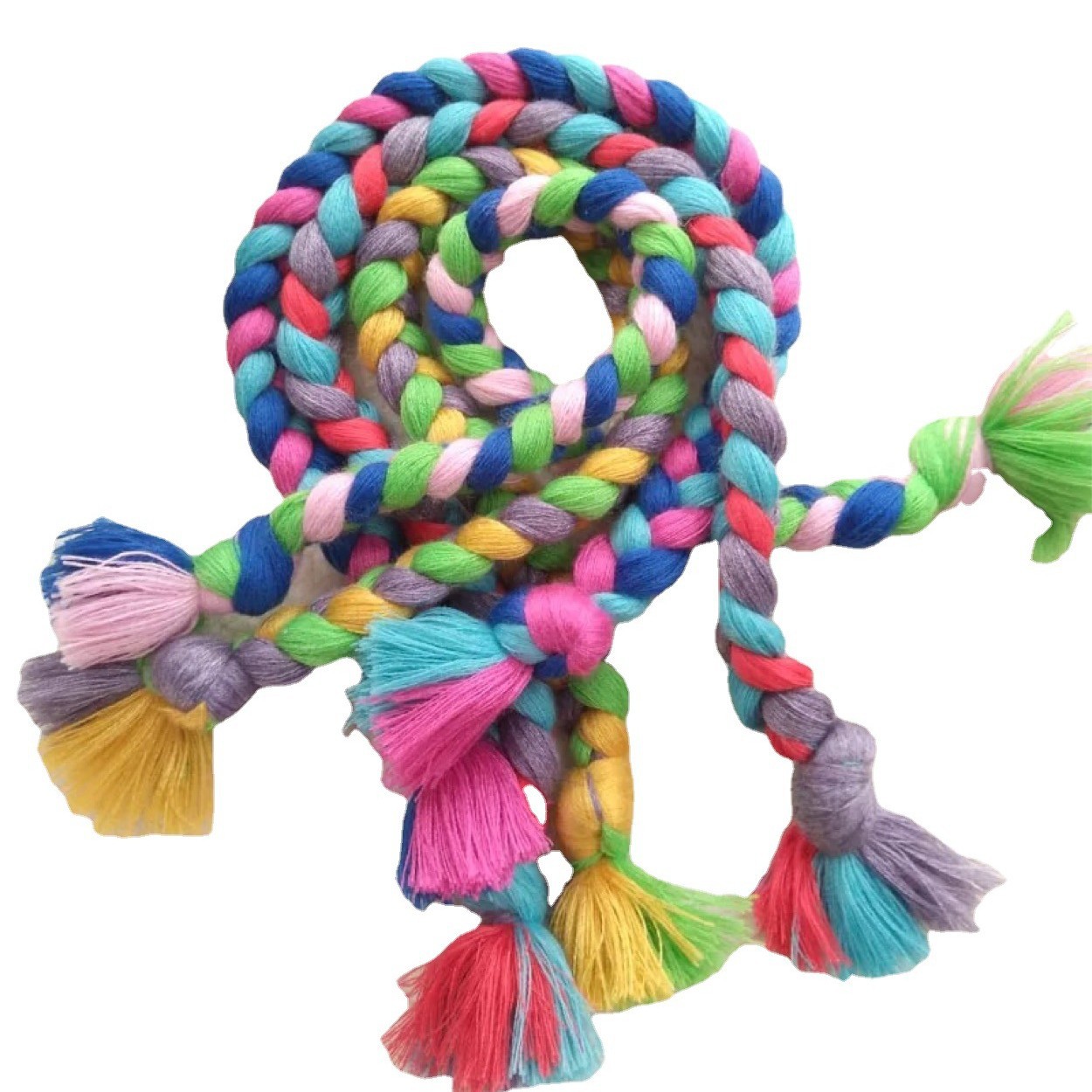 混色开司米毛线辫子  服装辅料 帽子尾巴 包包挂饰 窗帘吊坠