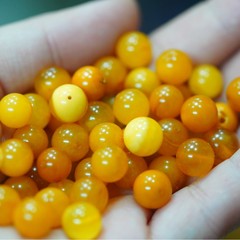 天然蜜蝋丸玉ブレスレット、ビーズ付き、アクセサリー、軽奢、ニッチ、丸玉234567891011