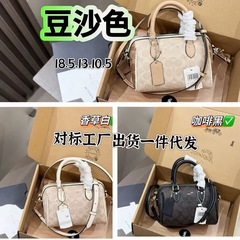 国境を越えた貿易ボストンローワンミニピローバッグハンドバッグシングルショルダークロスボディバッグダークフラワーホットスタイルレディースバッグ