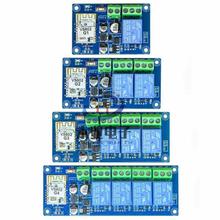 wifi远程遥控开关蓝牙双模手机APP无线7-24V继电器模块WK4A