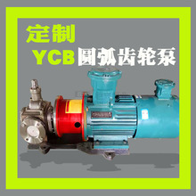 ycb圆弧齿轮泵双圆弧正弦曲线油泵油不锈钢卧式输送合金轮抽油泵