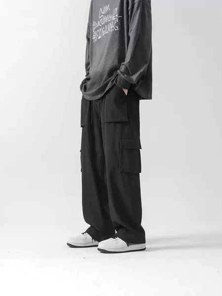American-Style Work Pants for Men, 2026 New Summer Straight-Leg Casual Pants, Loose Sports Wide-Leg Pants, Unisex