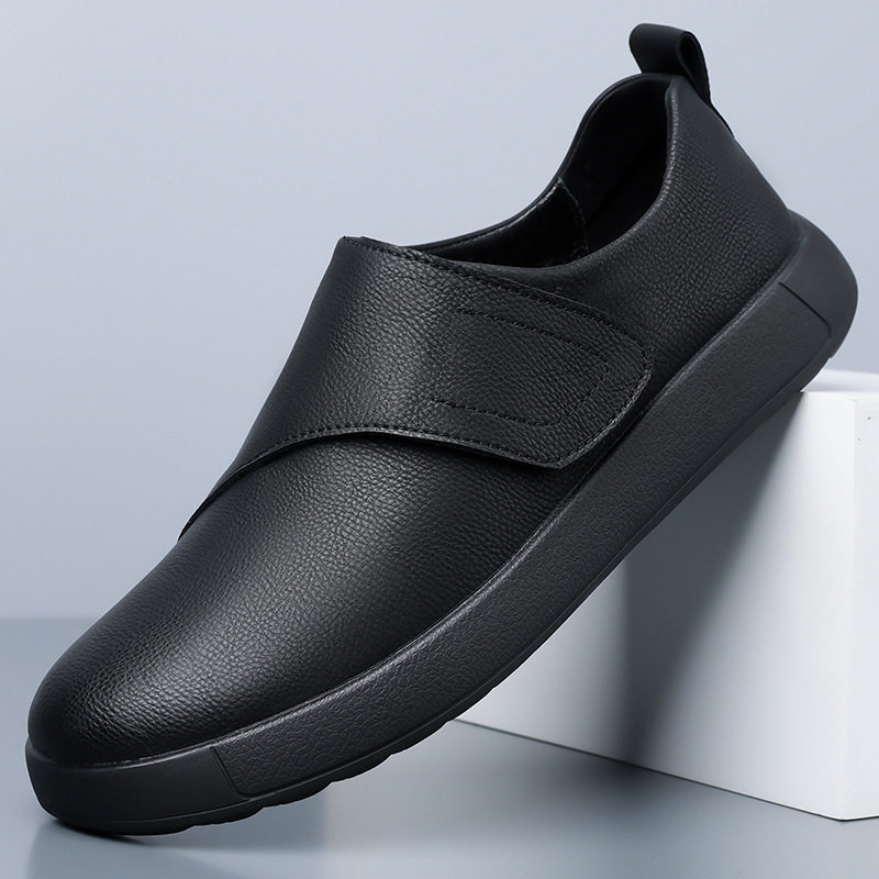 Giày sneaker nam cổ thấp đế bằng, mũi tròn, dây buộc, phong cách thư giãn — Z1210 màu đen, z1210 màu vàng