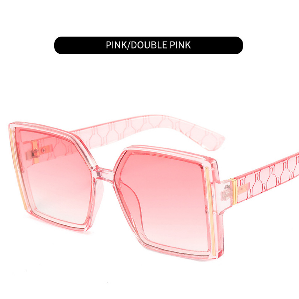 Nei modesch villfälteg a séier verkaaft, einfach Sonnebrëller, Jelly Gradient, Sonnebrëller_voghion.com