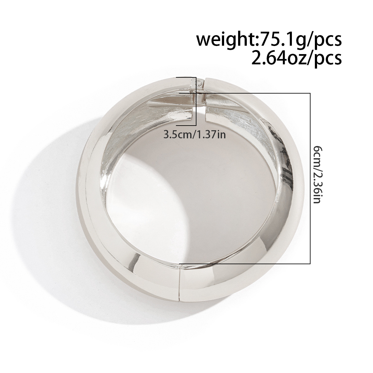 55g Weight Bangle Classification Alloy Chain Material 1 Piece Quantity Holiday, Travel Occasion Alloy Material Geometric Pattern Women's Gender Plating Design Elegant, Lady, Simple Style Style Elegant Lady Simple Style Geometric Alloy Bangles Wholesale 9