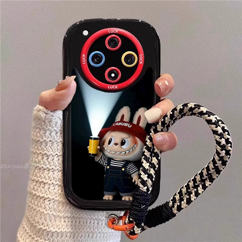 Suitable for Oppofindx8Pro Mobile Phone Case Classy New Findx6 Anti-Fall Mobile Phone Case Flashlight Little Monster