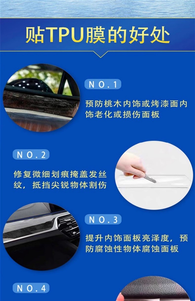 Suitable for 25 Models of Patrol Armada Interior Film Navigation Screen Protector Central Air Conditioning Interior Film Modification