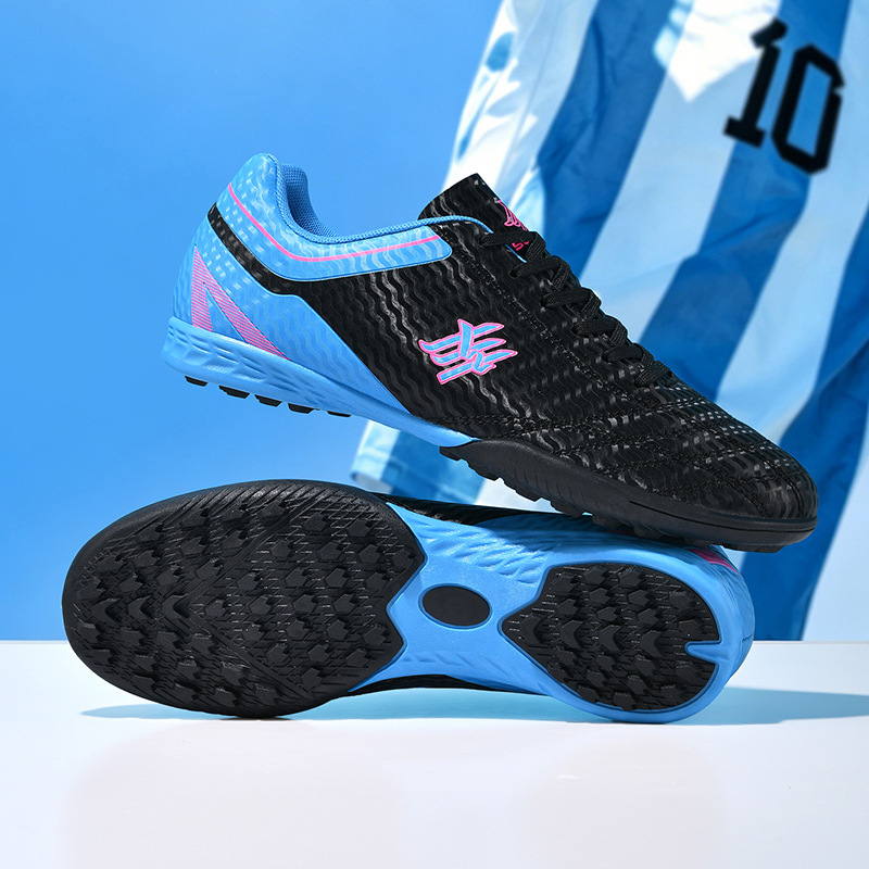 Zapatillas de Fútbol de Corte Bajo de TPU y Goma Ligeras para Césped Natural y Artificial image 11