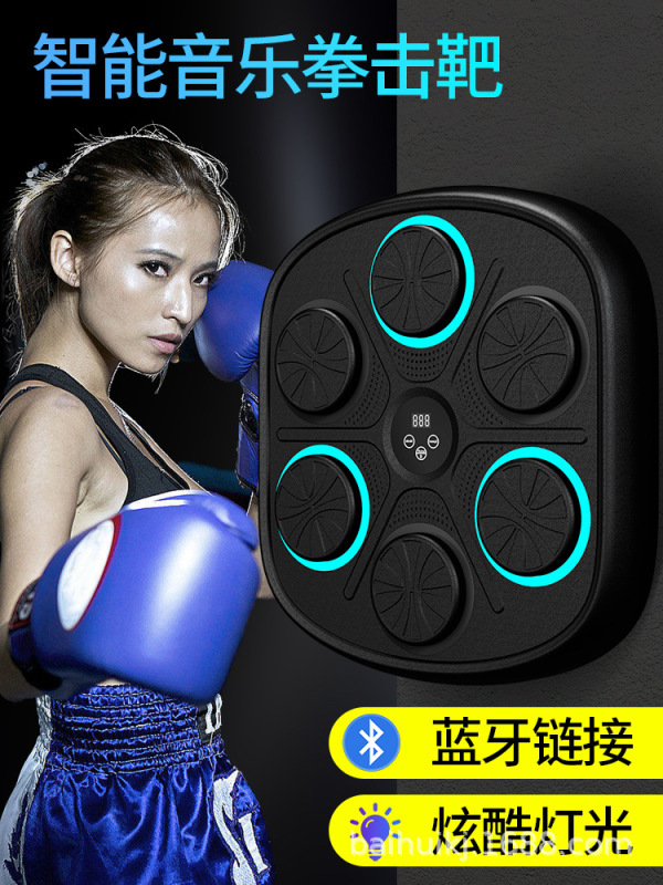 スマートカウント音楽ボクシングターゲット散打訓練器サンドバッグ壁家庭用成人児童解凍格闘サンドバッグ|undefined