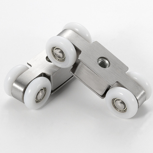 Stainless steel door pulley sliding door hanging wheel balcony kitchen sliding door door wheel hanging track pulley 4-wheel
