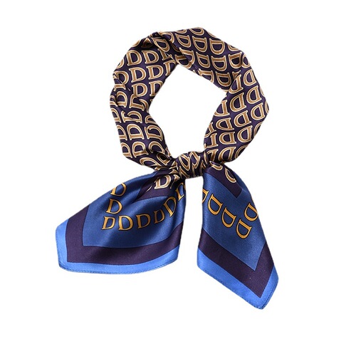 Silk mulberry silk small square scarf women's versatile Hangzhou spring and autumn gauze scarf thin scarf with suit shirt