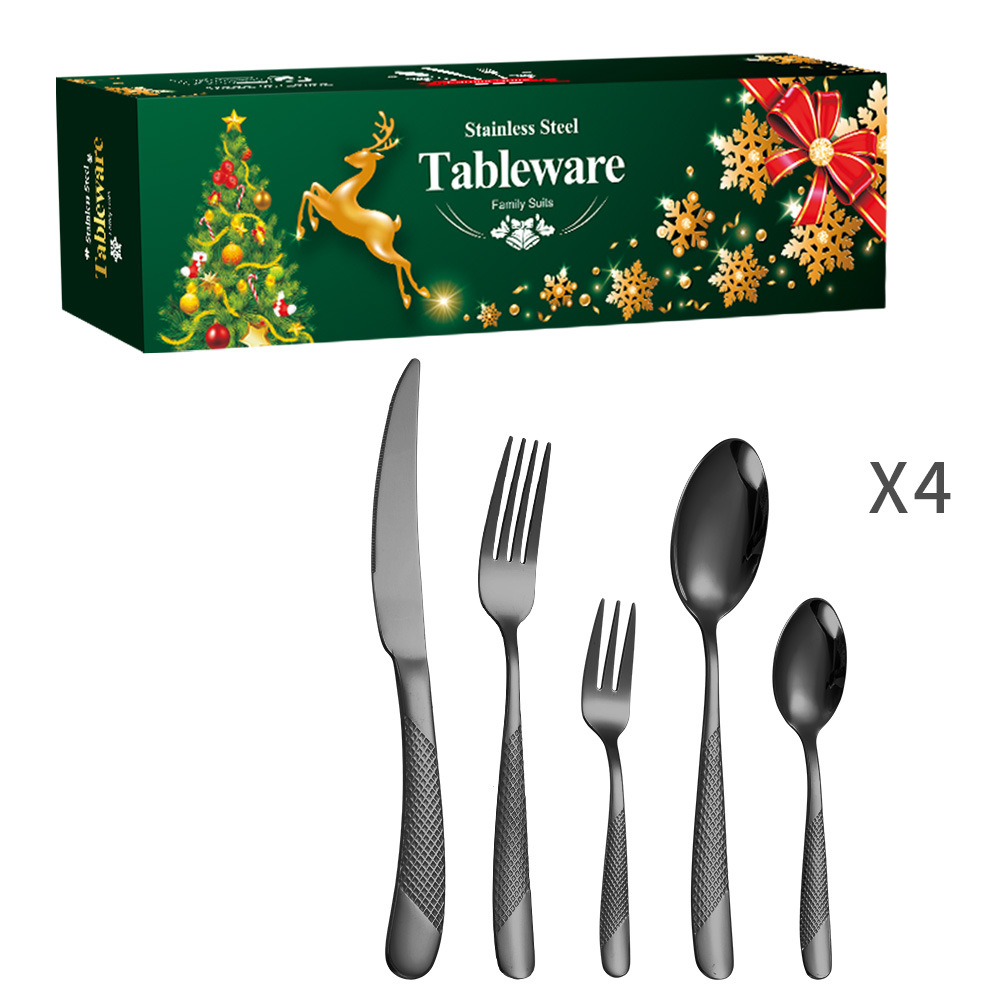 크리스마스 상자-블랙 20pc