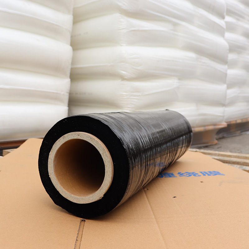 Pe Black Stretch Film, Width 50cm, Industrial Cling Film, Packaging Film, Tray Packing Plastic Film, Wholesale