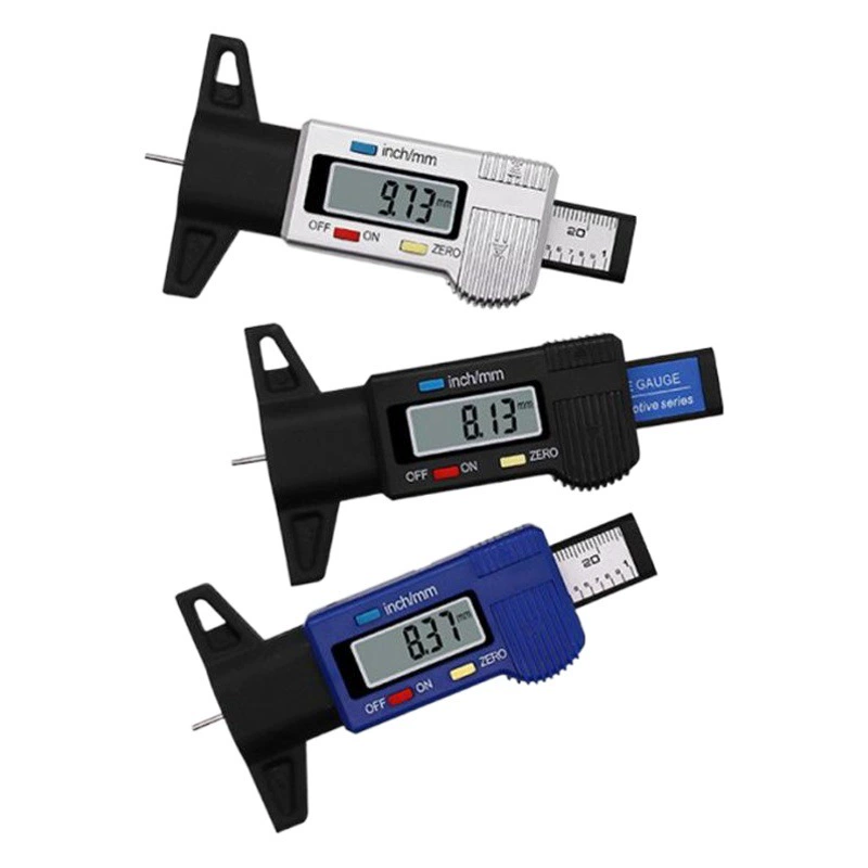 Измеритель глубины протектора шин 0-25 мм, игольчатый глубиномер, измерительный инструмент, индикатор глубины протектора, измерение глубины протектора