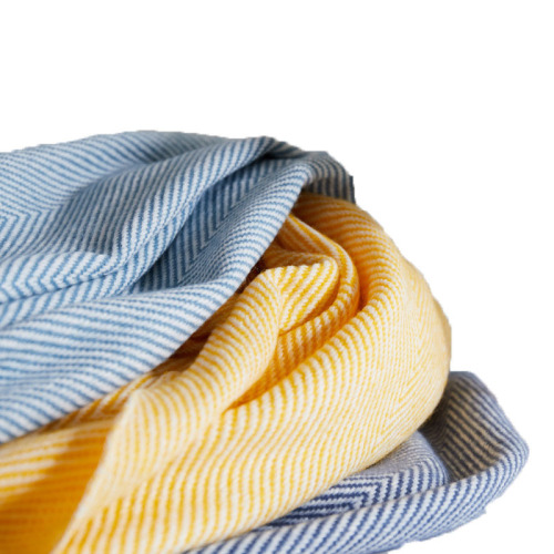 Woven jacquard weaving wavy pattern herringbone tassels blanket throw herringbone blanket thread blanket acrylic blanket