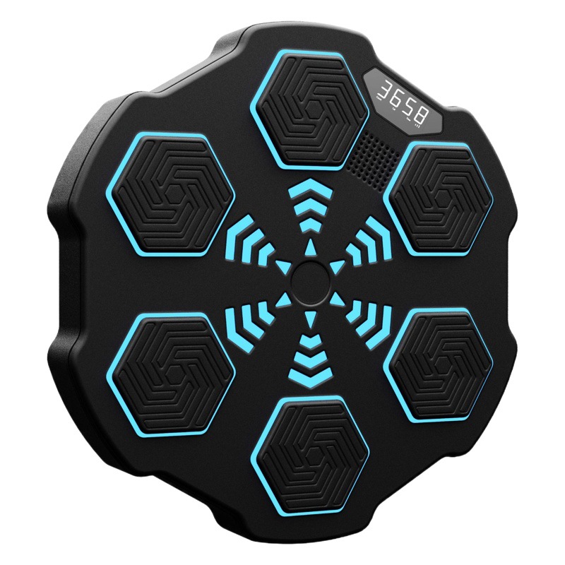 Nueva música inteligente máquina de boxeo objetivo inicio fitness Bluetooth música luz ritmo boxeo pared objetivo