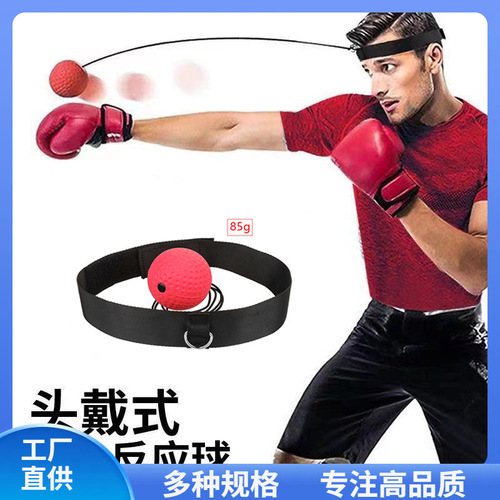 Head-mounted boxing ball for stress relief, weight loss, fat reduction, venting, reaction speed, sports training, fitness