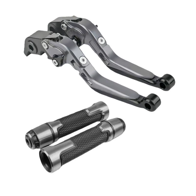 Other brake systems: Handlebar Cover Set - titanium-color-handle-glue-folding-horns