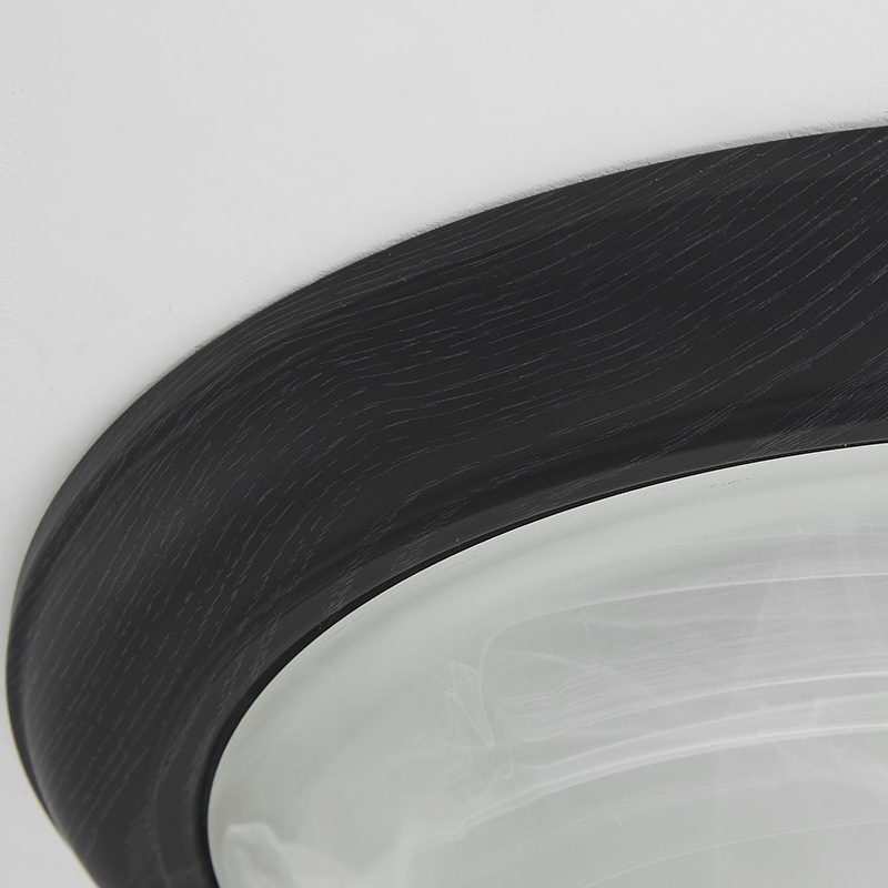 Lámpara de dormitorio Lámpara de techo retro americano Lámpara de habitación de estilo antiguo francés de vidrio de lujo ligero de alta gama rural