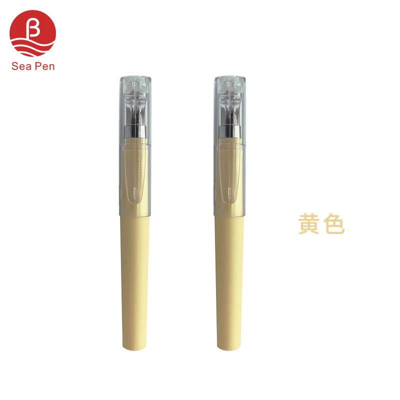 Pluma mar corto portátil mini bolsillo pluma de agua neutral pluma firma pluma papelería se puede utilizar como logotipo