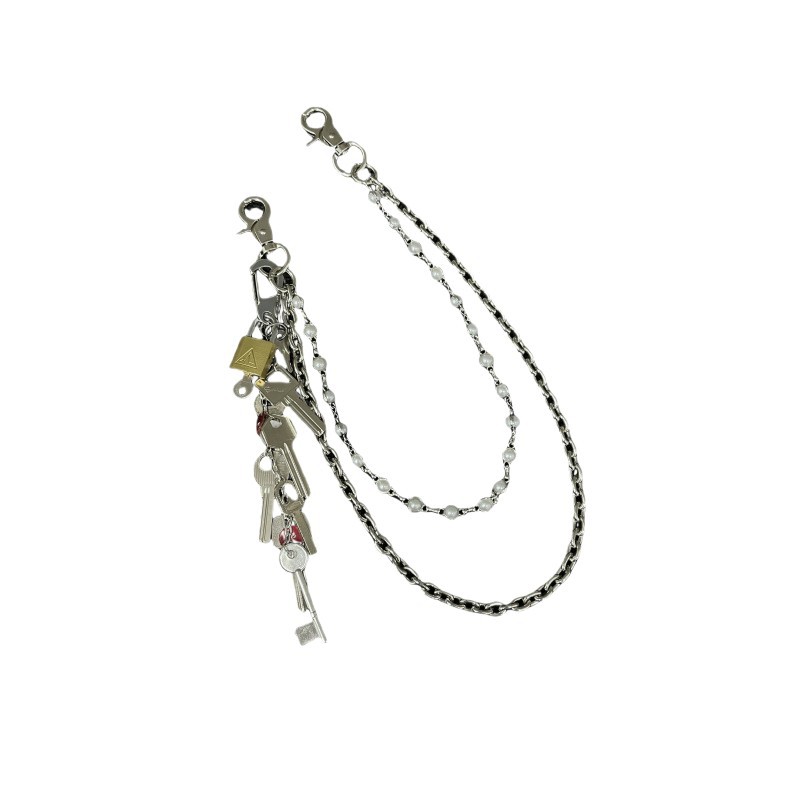 Ainworth Street Hip-Hop Patchwork Double-Layer For Men And Women, Personalized Accessories Waist Chain_voghion.com