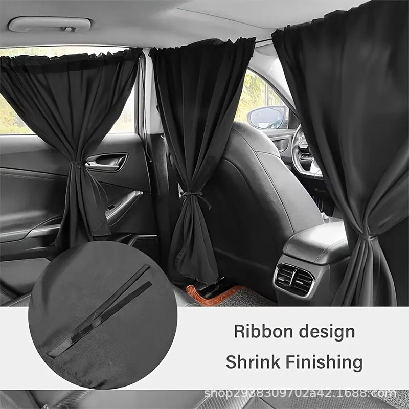 Car sunshade curtain, rear privacy curtain, car window curtain, interior partition curtain for front and rear seats, blackout curtain