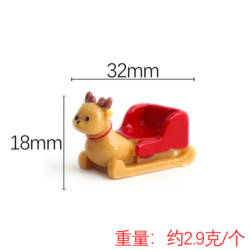 YQT圣诞公仔麋鹿圣诞老人工艺品微缩桌面摆件圣诞节减压玩具|undefined