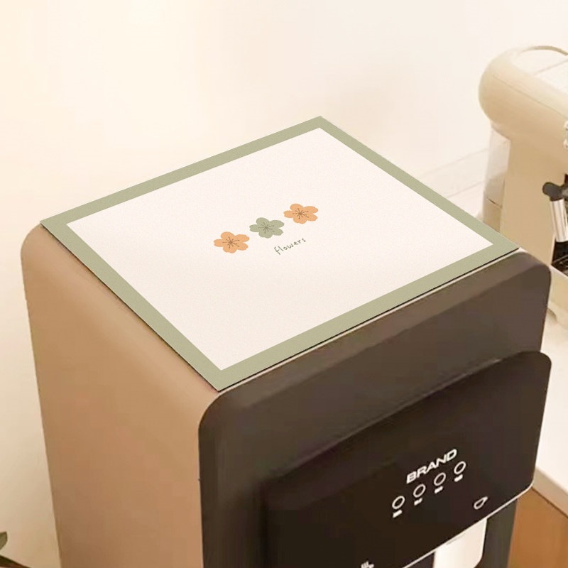 饮水机防尘罩洗衣机盖垫冰箱罩子强吸水盖巾万能盖布微波炉保护垫
