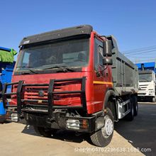 跨境出口二手豪沃后八轮自卸车右舵驾驶室 工程自卸车 渣土翻斗车