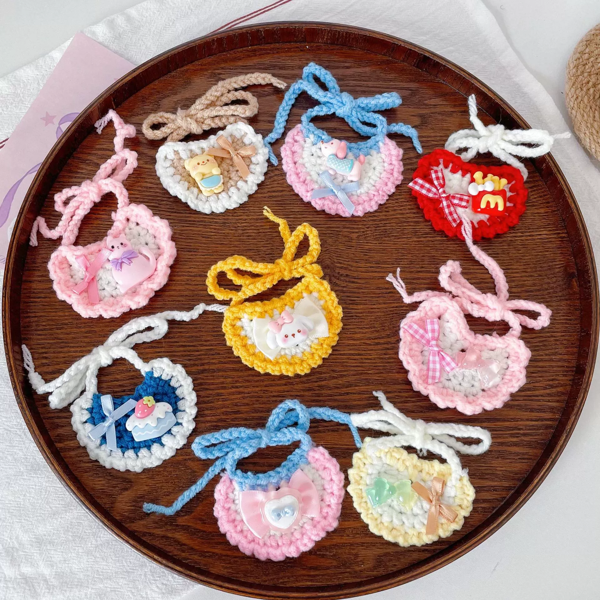 Арахис пингвин ручной крючок мини-нагрудник маленький молочный кот мультяшное полотенце