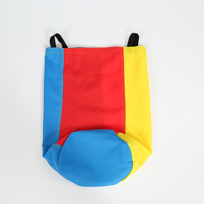 Bolsa de salto de tres colores, juegos deportivos divertidos, equipos de entrenamiento sensorial para niños, construcción de grupo inteligente, props de salto expandidos