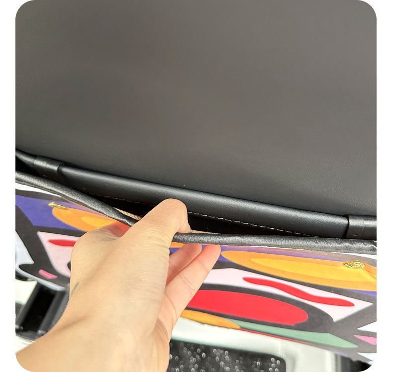 Dynamic Superman Small New Car Anti-kick Pad Universal Rear Seat Back Anti-dirty Protective Pad Car Rear Seat Protective Pad