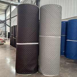 皮革卷材汽车脚垫复合海绵绗绣花型货车卧铺软包原材料座椅