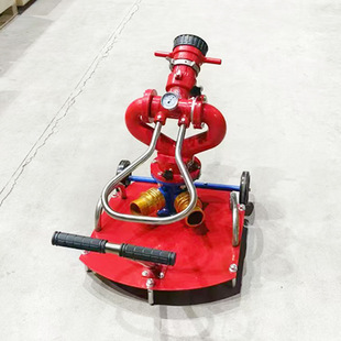 Tug-type mobile fire monitor PSY30-50 flow adjustable DC spray dual-purpose fire monitor