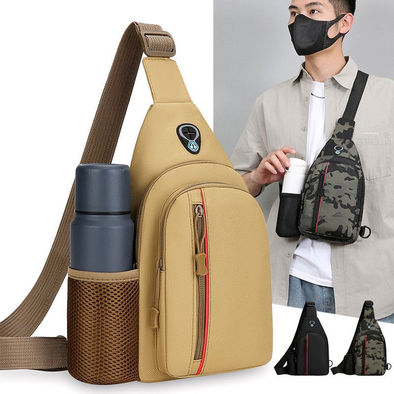 Nuevo tipo de bolso de pecho para hombres, bolso de hombro, mochila pequeña, moda multifuncional, bolso de viaje al aire libre, bolso de viaje