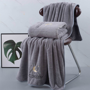 Bath towel towel wholesale 70*140 thickened large bath towel absorbent household hotel beauty salon bath towel cotton soft wholesale