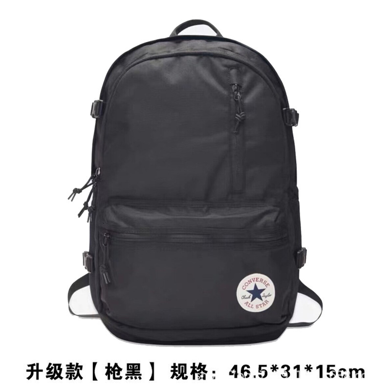 (高バージョン) コンバース防水キャンバスバックパック男性と女性のためのカジュアル多用途学生旅行バックパックスクールバッグトレンディ|undefined
