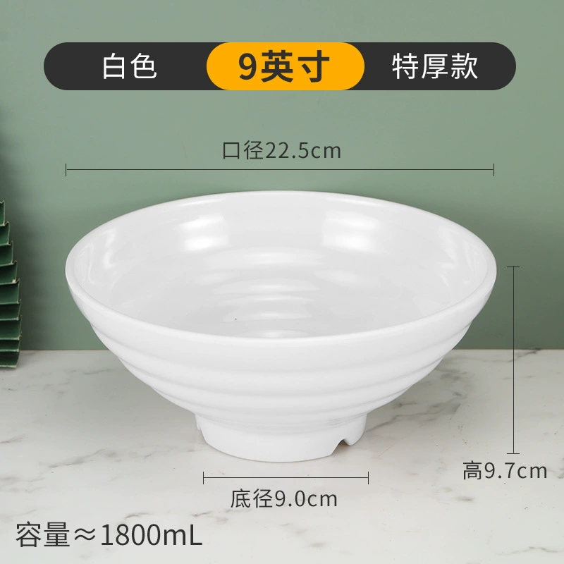 Shatterproof Plastic Soup Bowl, Commercial Grade, Thick Durable 15.5 cm (6") Options