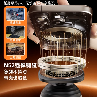 Car Mobile Phone Holder with Magnetic: Car phone holder