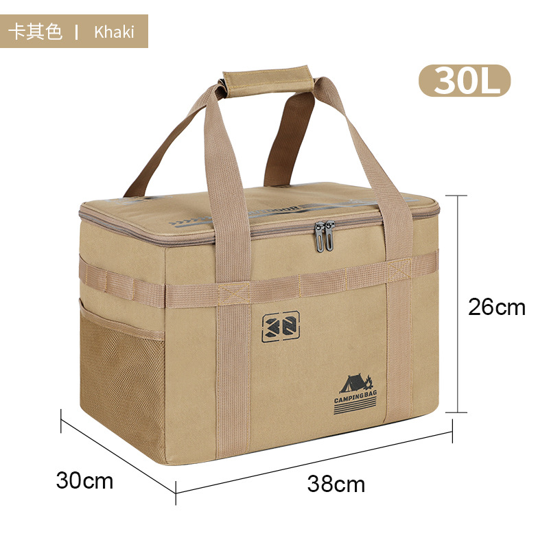 Equipos de campamento al aire libre bolsa de almacenamiento cocinera cubiertos bolsas de artículos bolsas portátiles de gran capacidad bolsa táctica bolsa de almuerzo de automóvil