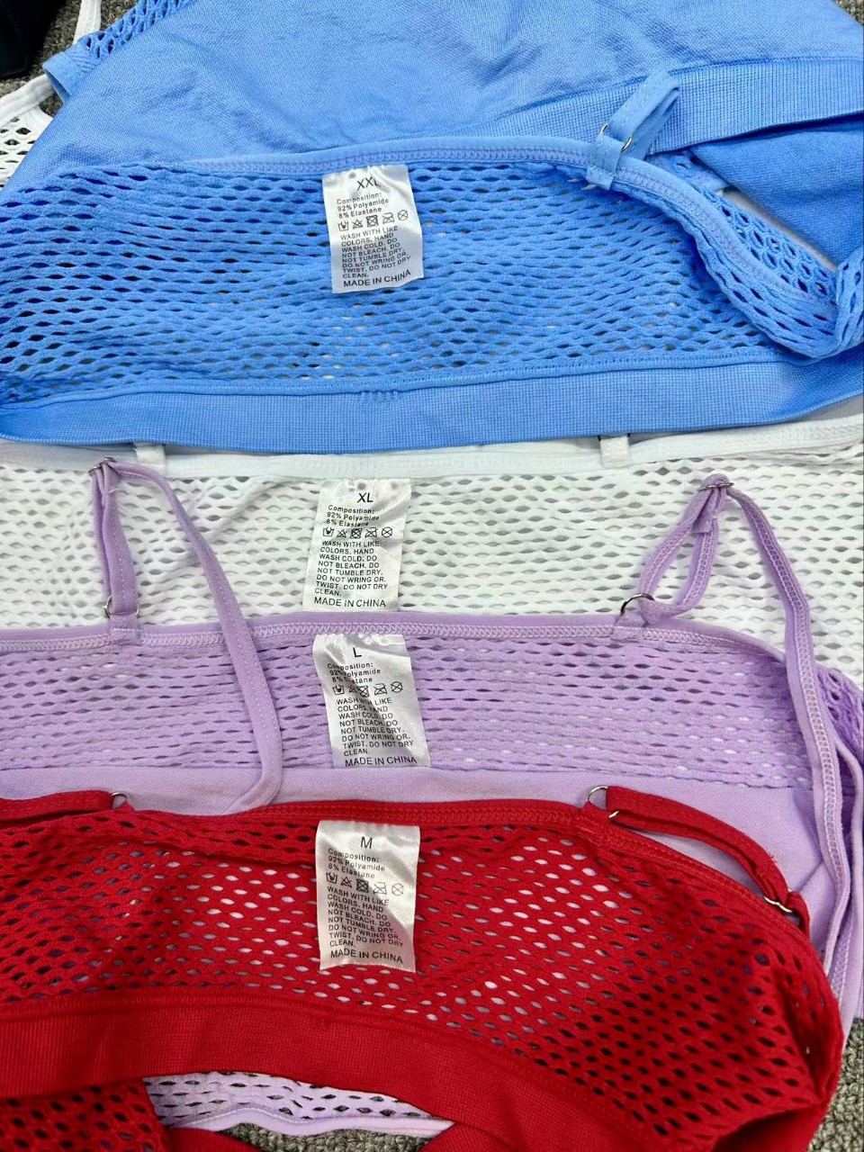 Bra deportivo perforado, acero sin cojín de pecho, ropa interior de mujer, comercio exterior al por mayor