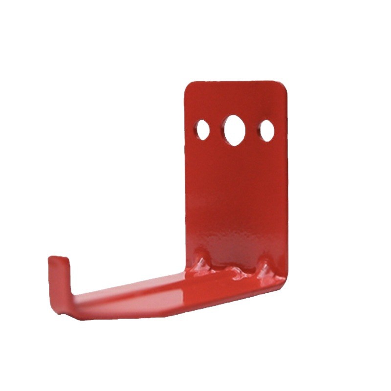 JINXIN - Juego de 4 Soportes para Extintor de Incendios de Acero al Carbono, Más Vendido en Amazon, con 12 Tornillos, Soporte de Pared, Color Rojo