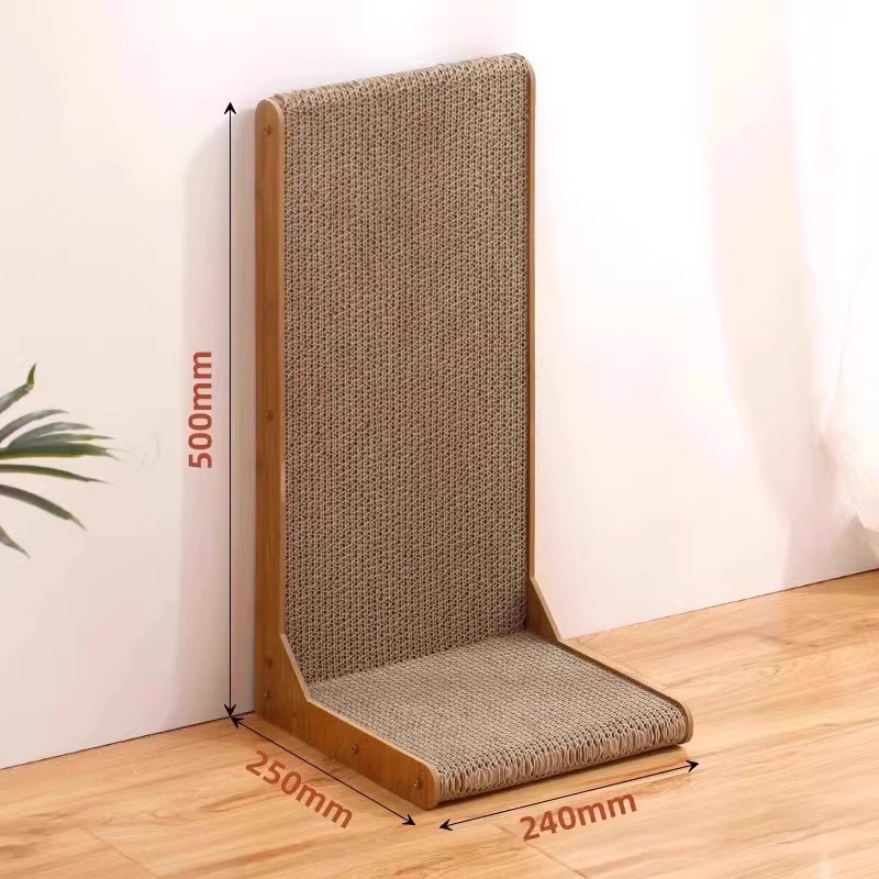 L-shaped basic ordinary cat scratching post