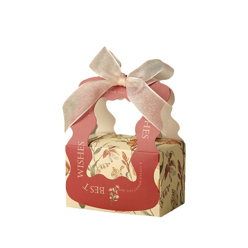 Wedding candy box 2024 new European style wedding souvenir candy packaging bag high-end gift box empty box