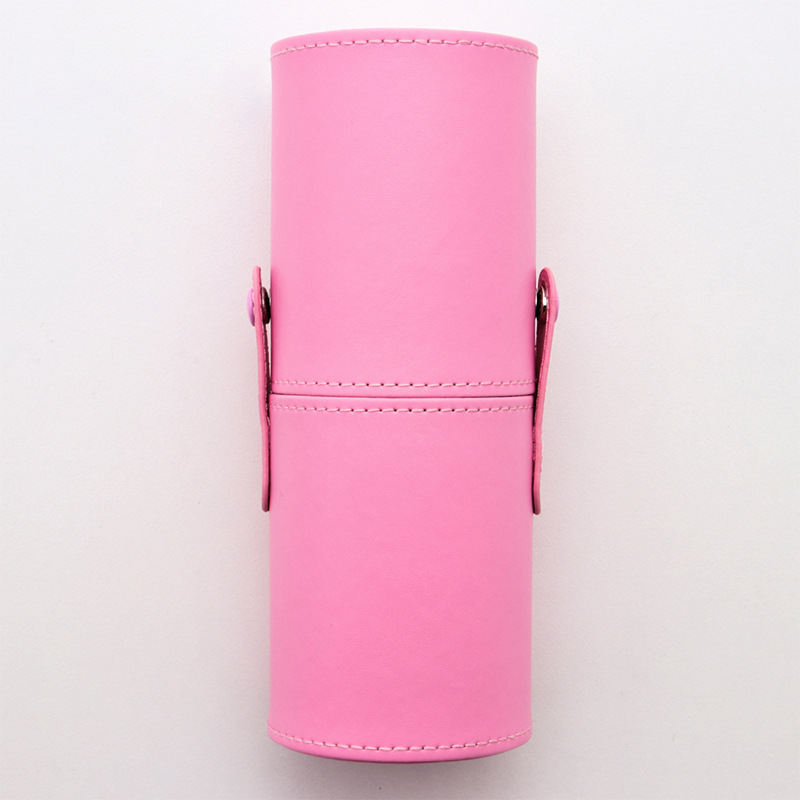 Bolsa de Almacenamiento para Brochas de Maquillaje Fenglida, Tubo para Brochas de Maquillaje, Bolsa Cilíndrica de PU para Cosméticos, Herramientas de Belleza al por Mayor